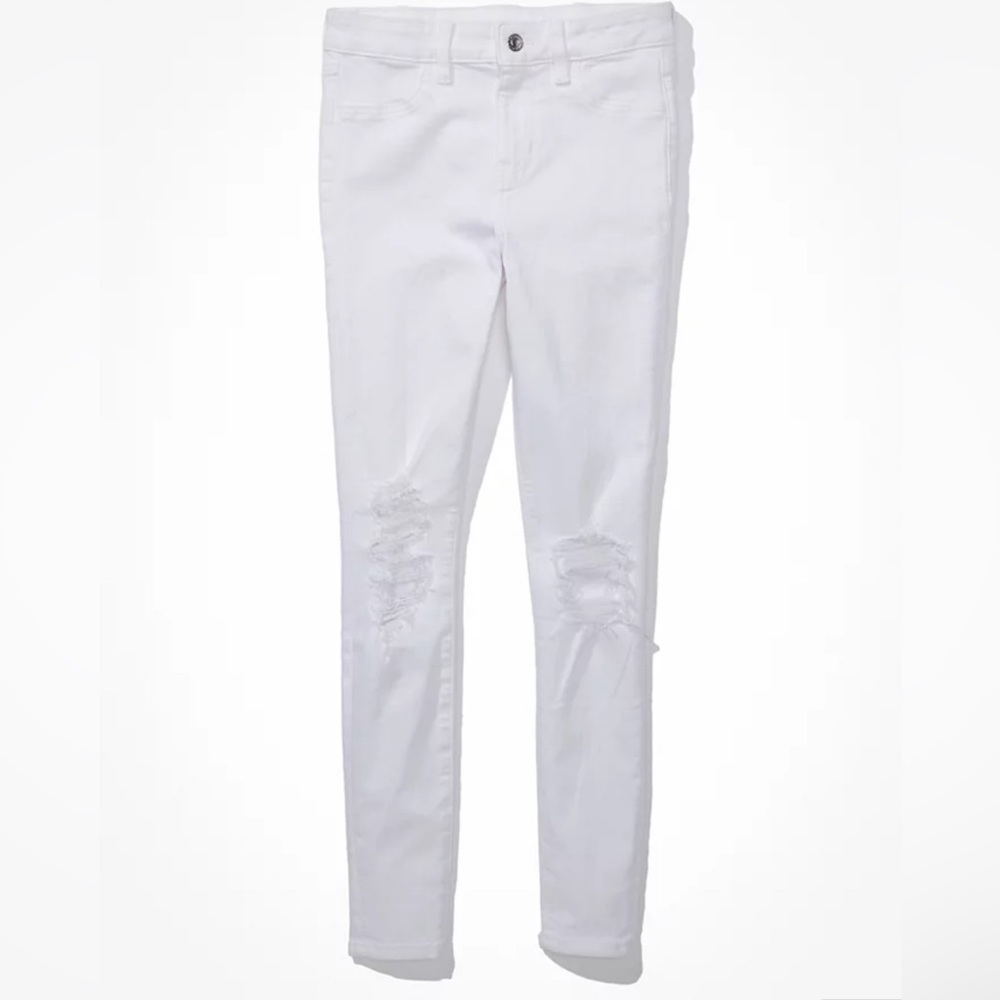 American Eagle. Next Level Stretch, Ripped Hi Rise Jegging